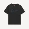 „Kenzo Signature“ besticktes T-Shirt aus Baumwolle