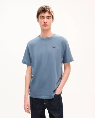 „Kenzo Signature“ besticktes T-Shirt aus Baumwolle