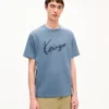 „Kenzo Signature“ besticktes T-Shirt aus Baumwolle