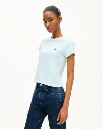 „Kenzo Signature“ besticktes T-Shirt aus Baumwolle
