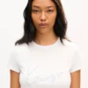 „Kenzo Signature“ besticktes T-Shirt aus Baumwolle