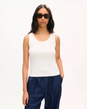 „Kenzo Signature“ besticktes Tanktop aus Baumwolle