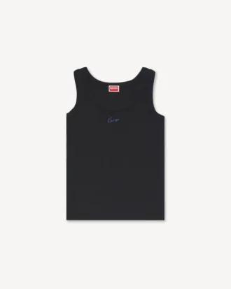 „Kenzo Signature“ besticktes Tanktop aus Baumwolle