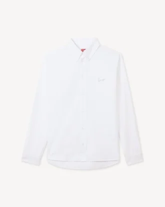 „Kenzo Signature“ Freizeithemd aus Seersucker-Baumwolle