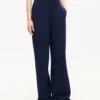 „Kenzo Signature“ gerade Hose aus Baumwoll-Wollmischung