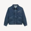 „Kenzo Signature“ geschlechtsneutrale Utility-Jacke aus japanischem Denim