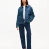 „Kenzo Signature“ geschlechtsneutrale Utility-Jacke aus japanischem Denim