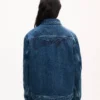 „Kenzo Signature“ geschlechtsneutrale Utility-Jacke aus japanischem Denim