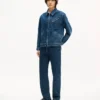 „Kenzo Signature“ geschlechtsneutrale Utility-Jacke aus japanischem Denim