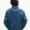„Kenzo Signature“ geschlechtsneutrale Utility-Jacke aus japanischem Denim