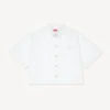 „Kenzo Signature“ Kurzarmhemd aus Baumwollpopeline