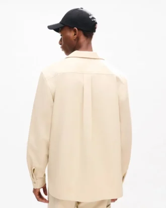 „Kenzo Signature“ Oversize-Hemd aus Baumwolle mit Fischgrätenmuster