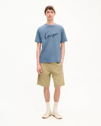 „Kenzo Signature“ Shorts aus Baumwolle