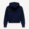 „Kenzo Signature“ Strick-Hoodie mit Reißverschluss aus Baumwollmischgewebe