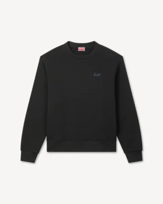„Kenzo Signature“ Sweatshirt aus Baumwolle mit Stickerei
