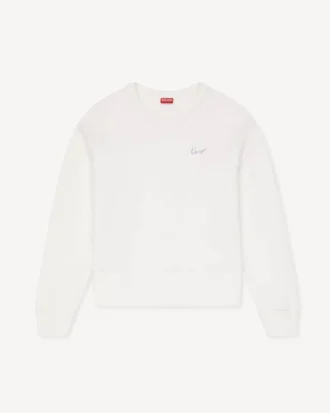 „Kenzo Signature“ Sweatshirt aus Baumwolle mit Stickerei