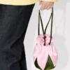 „Kenzo Star“-Beutel aus gewebter Seidensatin