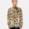 Kenzo Tiger‘ Bow-Hemd aus Baumwolle