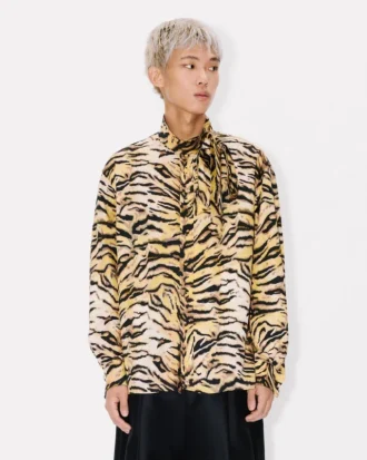 Kenzo Tiger‘ Bow-Hemd aus Baumwolle