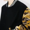„Kenzo Tiger“ geschlechtsneutrale College-Jacke aus Schurwolle