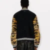 „Kenzo Tiger“ geschlechtsneutrale College-Jacke aus Schurwolle