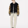 „Kenzo Tiger“ geschlechtsneutrale College-Jacke aus Schurwolle