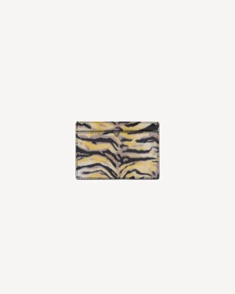 Kenzo Tiger‘ Kartenetui aus Leder