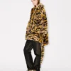 „Kenzo Tiger“ Oversize-Mantel aus Kunstfell