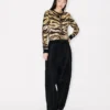 Kenzo „Tiger“-Strickjacke aus Baumwoll-Woll-Mischung