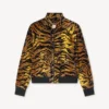 „Kenzo Tiger“ Trainingsjacke aus Samt-Jacquard