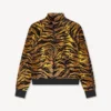 „Kenzo Tiger“ Trainingsjacke aus Samt-Jacquard