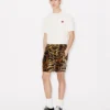 „Kenzo Tiger“ Trainingsshorts aus Samt-Jacquard