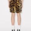 „Kenzo Tiger“ Trainingsshorts aus Samt-Jacquard