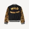 Kenzo Tiger‘ Unisex-Varsity-Jacke mit Print aus Schurwolle