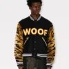 Kenzo Tiger‘ Unisex-Varsity-Jacke mit Print aus Schurwolle