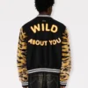 Kenzo Tiger‘ Unisex-Varsity-Jacke mit Print aus Schurwolle