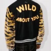 Kenzo Tiger‘ Unisex-Varsity-Jacke mit Print aus Schurwolle