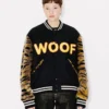 Kenzo Tiger‘ Unisex-Varsity-Jacke mit Print aus Schurwolle