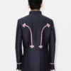 Kenzo „Trompe L’œIl“ Jacquard-Frack aus Woll-Baumwolle