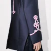 Kenzo „Trompe L’œIl“ Jacquard-Frack aus Woll-Baumwolle
