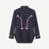Kenzo „Trompe L’œIl“ Jacquard-Frack aus Woll-Baumwolle