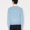 Kenzo Trompe L’œil-Strickjacke aus Baumwollmischung