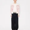 Kenzo Trompe L’œil-Strickjacke aus Baumwollmischung