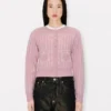 Kenzo Trompe L’œIl‘ Strickjacke aus Woll-Baumwollmischung