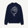Kenzo Tulip‘ bestickter Cardigan aus Wolle und Baumwolle