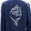 „Kenzo Tulip“ bestickter Kapuzenpullover mit Reißverschluss aus Baumwolle