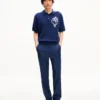 Kenzo Tulip‘ besticktes Polohemd aus Wolle und Baumwolle