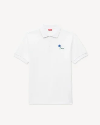 Kenzo Tulip‘ besticktes Slim-Fit-Polo aus Baumwolle