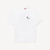 Kenzo Tulip‘ besticktes T-Shirt aus Baumwolle