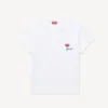 Kenzo Tulip‘ besticktes T-Shirt aus Baumwolle